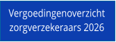 Vergoedingenoverzicht  zorgverzekeraars 2026